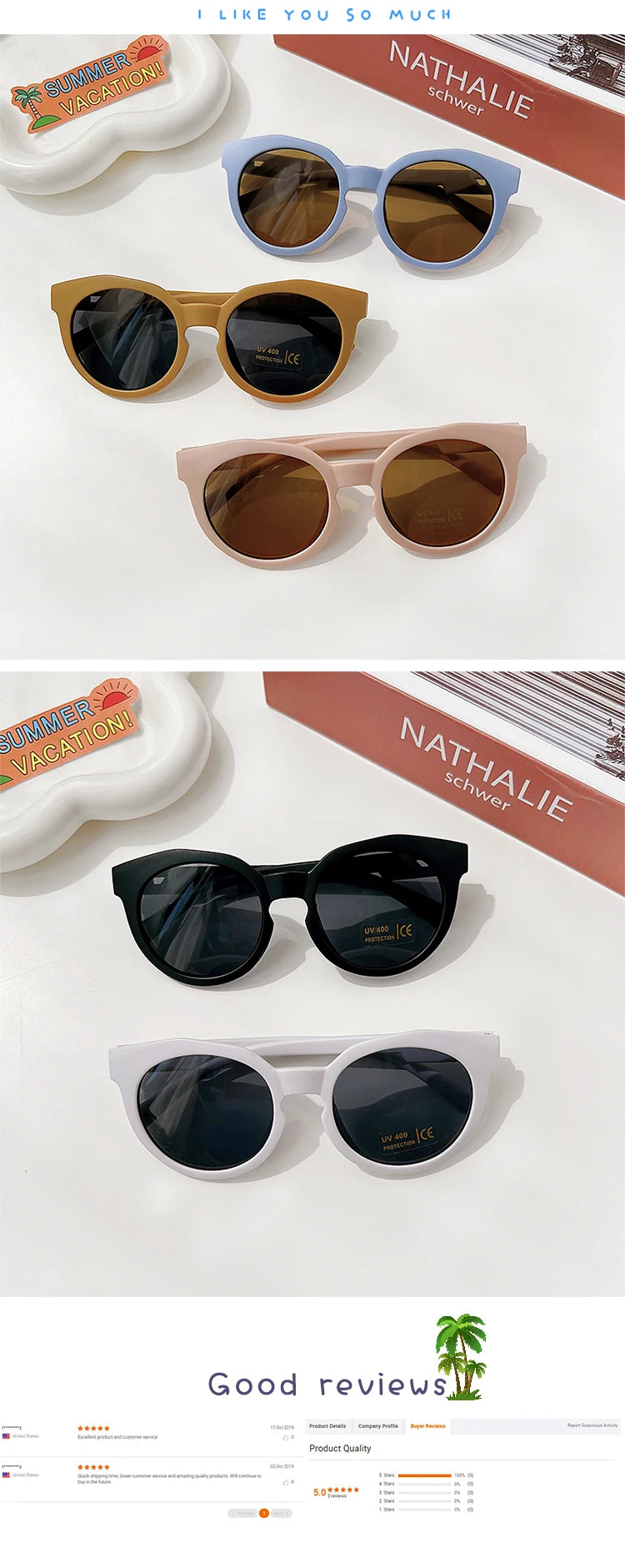 2023 Kids Personality Classic Outdoor Sun Protection Sunglasses Boys Girls Colors Protect Eyes Baby UV400 Sunglasses Children