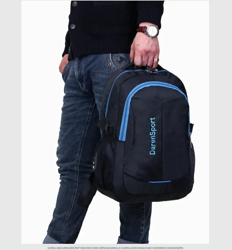 Oxford Shoulder Backpack – Lightweight Waterproof Travel Laptop Rucksack