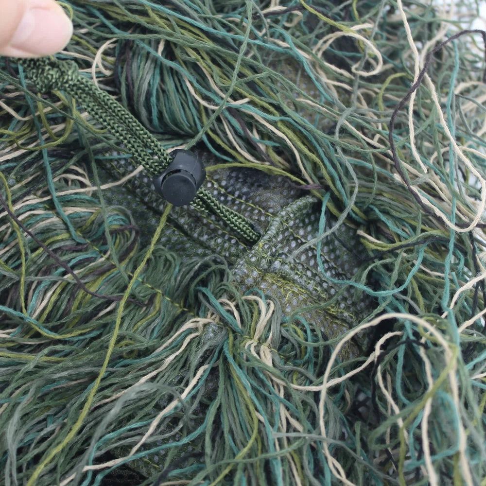 3D Tactical Airsoft Sniper Ghillie Suit Hood