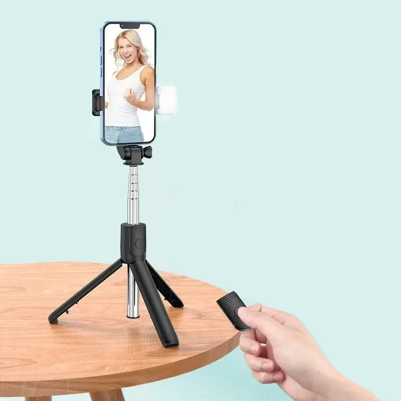 Telescopic Selfie Stick & Portable Tripod with Bluetooth Remote (700mm)