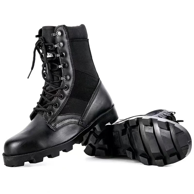 Tactical High-Top Boots – Shock-Absorbing and Durable for Outdoor Adventures