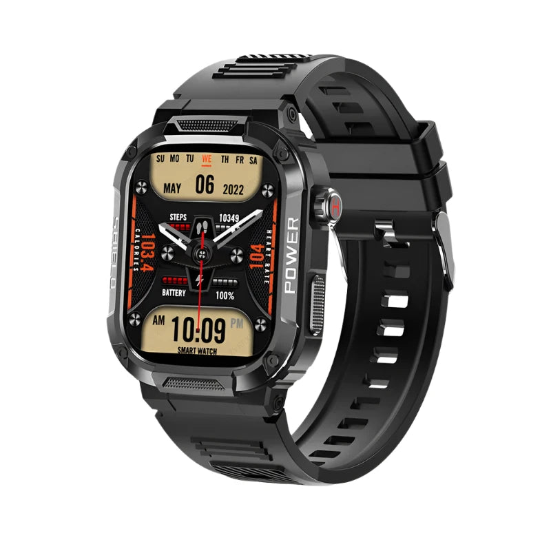 2024 Military-Grade Smartwatch – Rugged, Waterproof, and Ready for Action