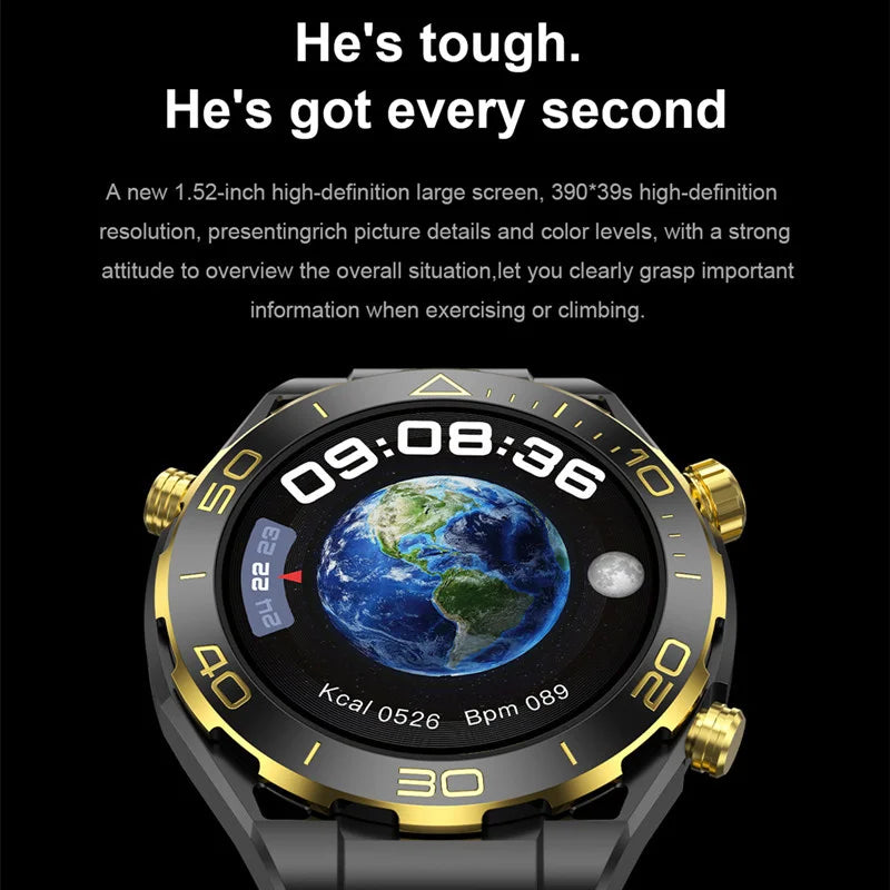 Men's Z91 Pro Max Smart Watch – HD Screen & AI Voice Assistant