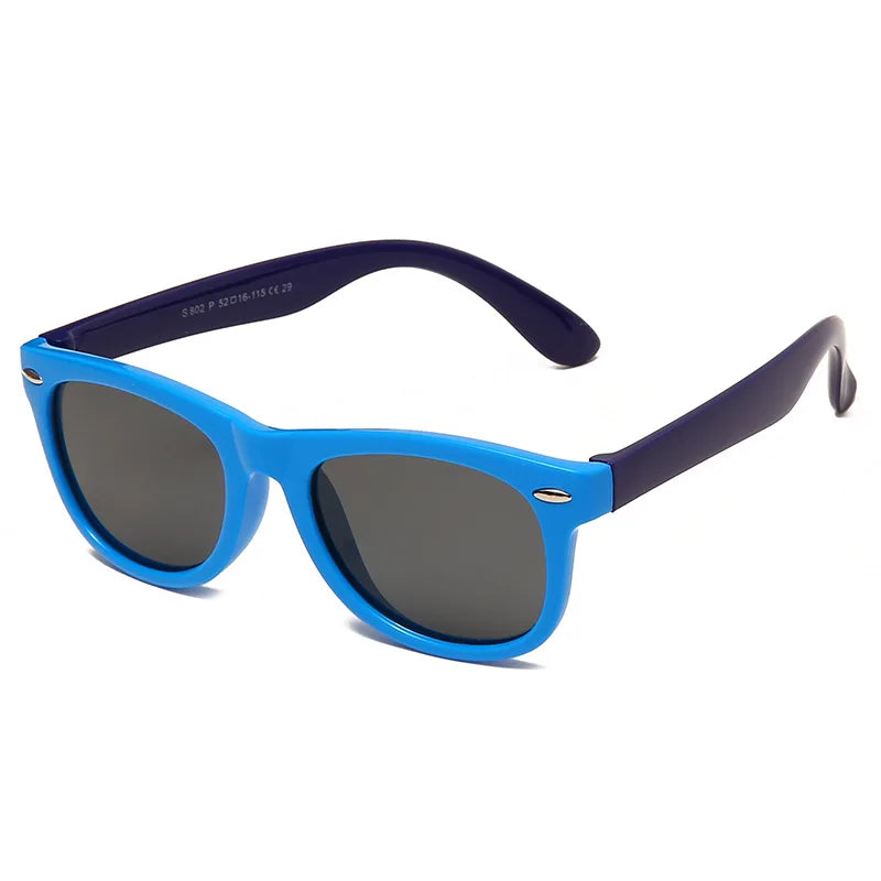 Classic Kids Silicone Sunglasses – Durable UV400 Protection for Boys & Girls