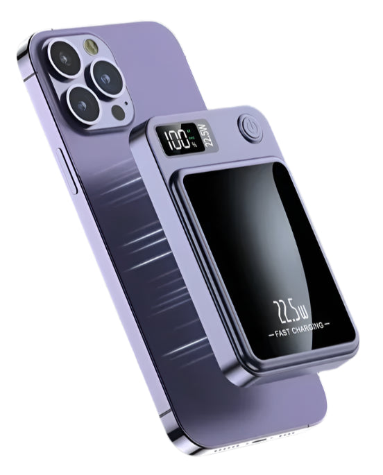 Magnetic Wireless 50,000mAh Power Bank – Fast & Portable Charging