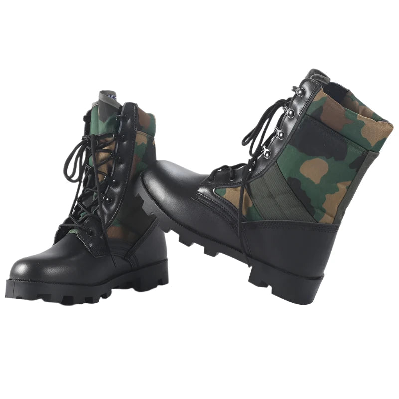 Tactical High-Top Boots – Shock-Absorbing and Durable for Outdoor Adventures