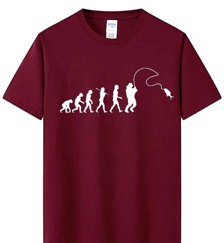 Evolution Fishing T-Shirt | Funny Fish Joke Tee