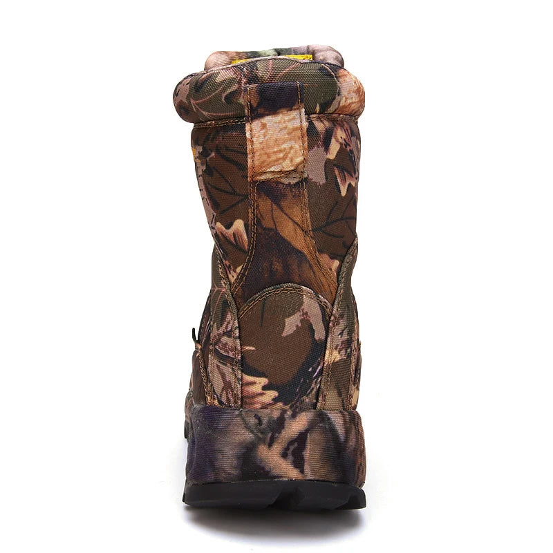Men's Camouflage Hunting Boots – Lightweight, Waterproof, and Durable