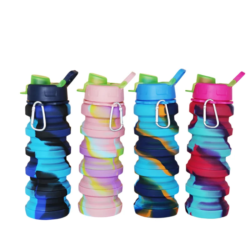 Portable Silicone Folding Water Cup – Lightweight & Camouflage Design