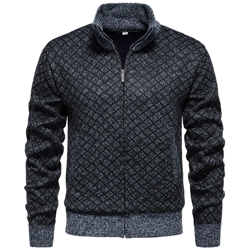 Men's Stand Collar Sweater – Cozy & Stylish