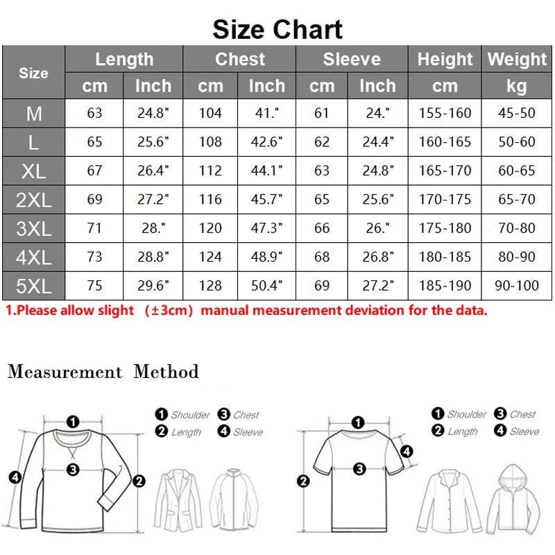 Men's White Duck Down Thick Windproof Puffer Jacket