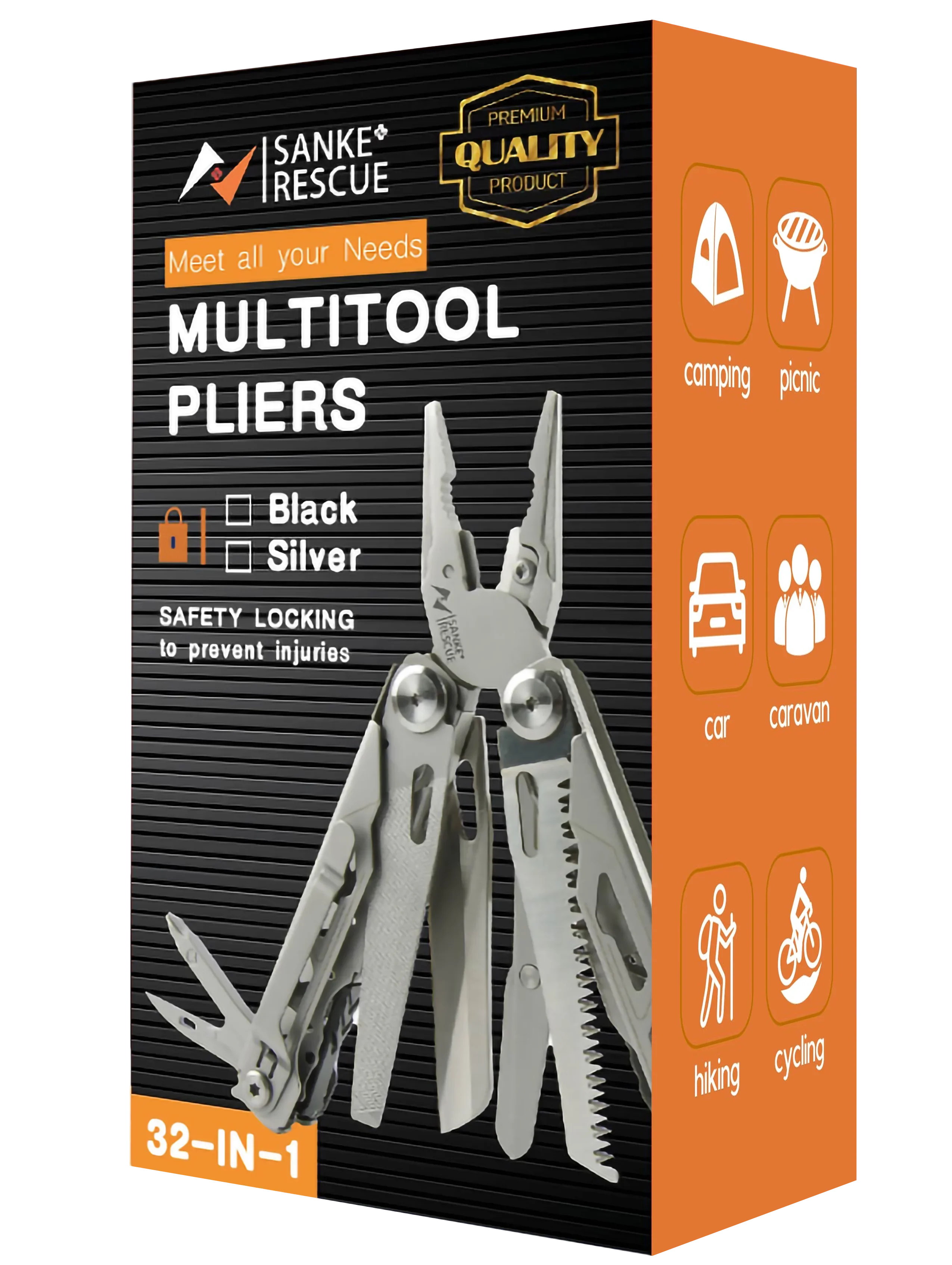 Industrial Multi-tool Pliers Set - Tactical Foldable Tool