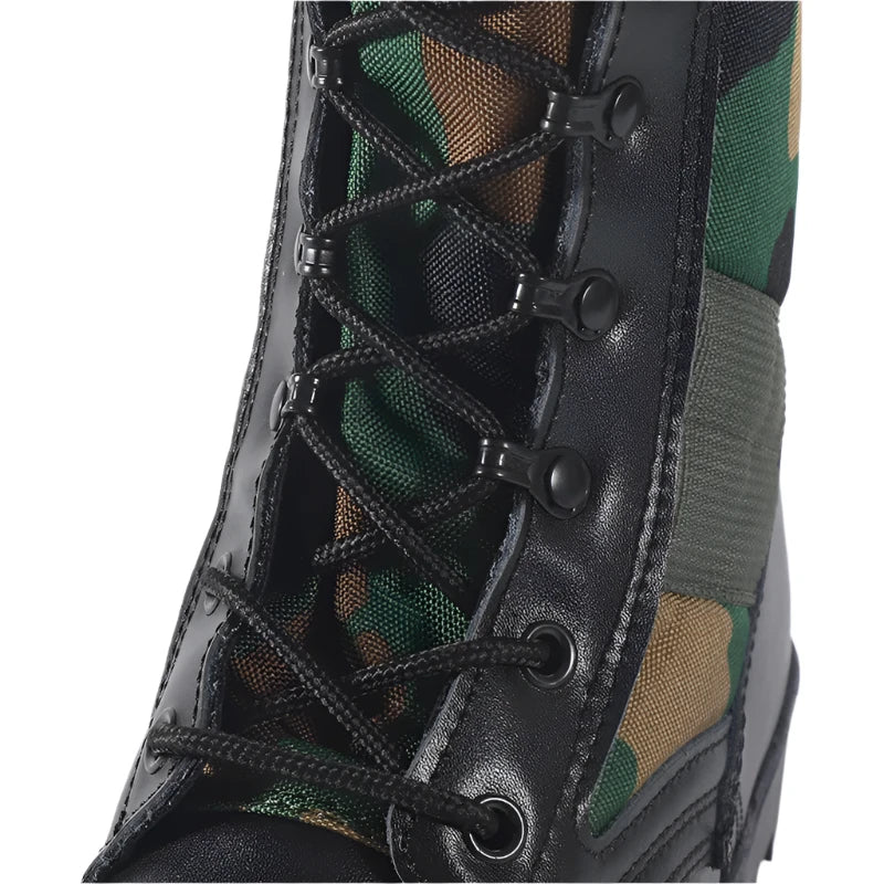 Tactical High-Top Boots – Shock-Absorbing and Durable for Outdoor Adventures