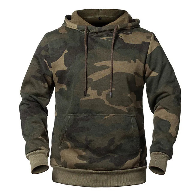 Camouflage Sweater Hooded Jacket