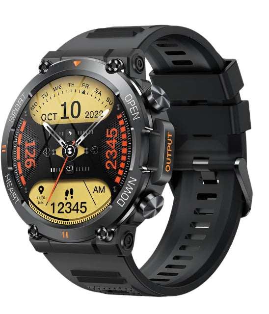 Rugged Military Smart Watch Men For Android Ios Sports Watches 1.39'' Bluetooth Call Waterproof 2023 Original Smartwatch