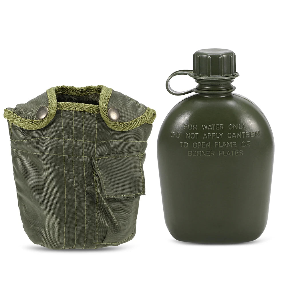 1L Outdoor Military Style Canteen Bottle