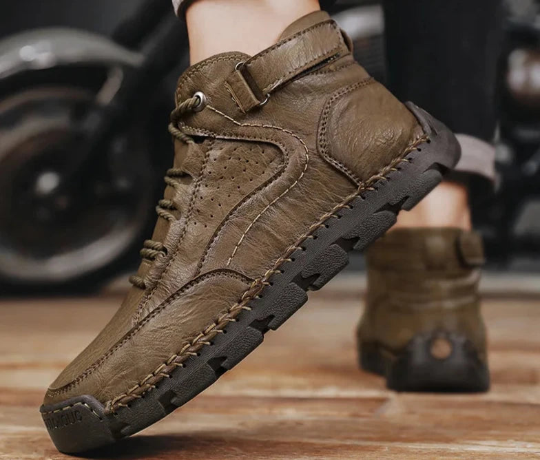 Leather Men’s Winter Boots | Handmade Ankle Boots