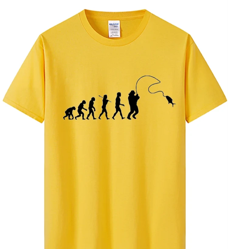Evolution Fishing T-Shirt | Funny Fish Joke Tee
