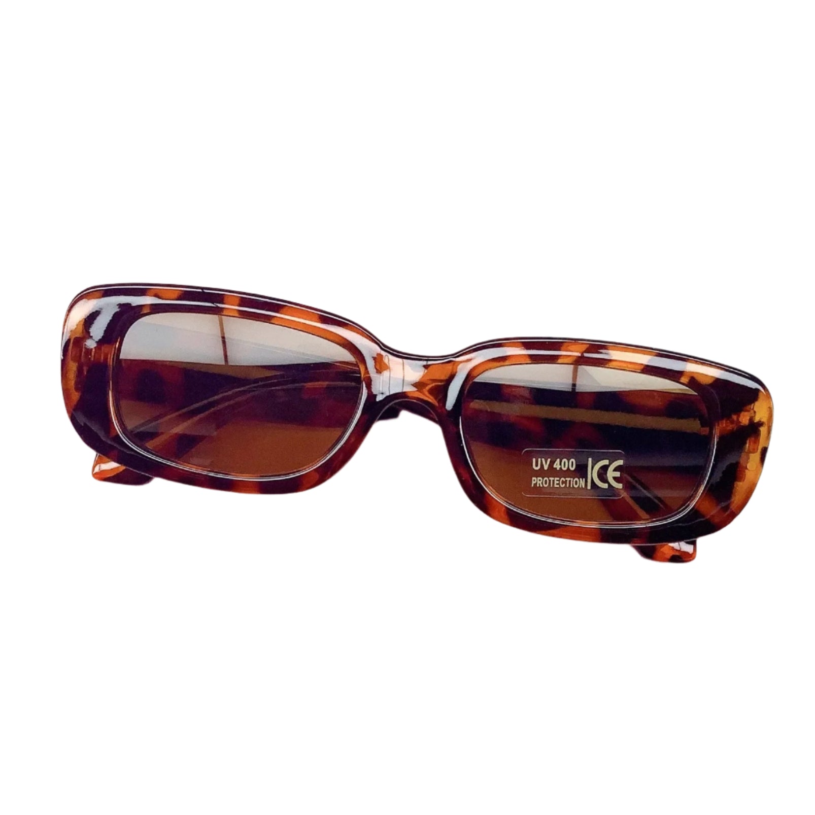 Children’s Vintage Frosted Rectangle Sunglasses – Classic UV400 Protection