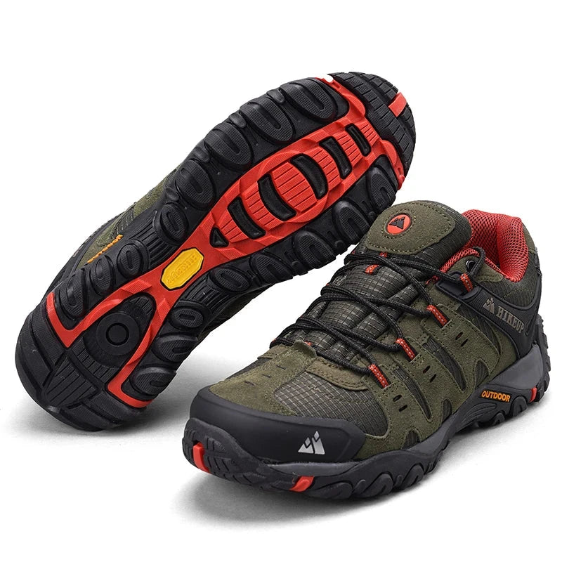 Men's Hiking Shoes – Suede Leather Outdoor Footwear