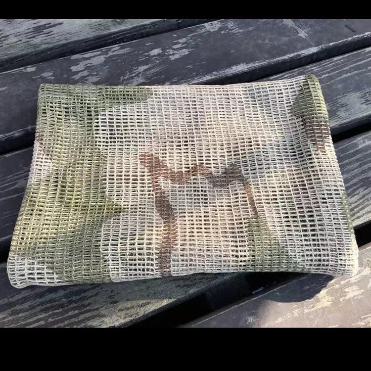 Military Tactical Scarf - Camo Mesh Hunting