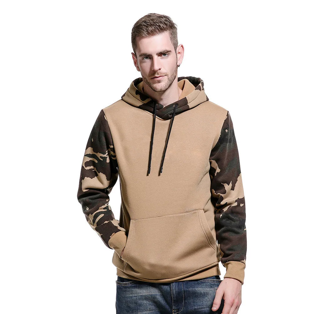 Camouflage Sweater Hooded Jacket