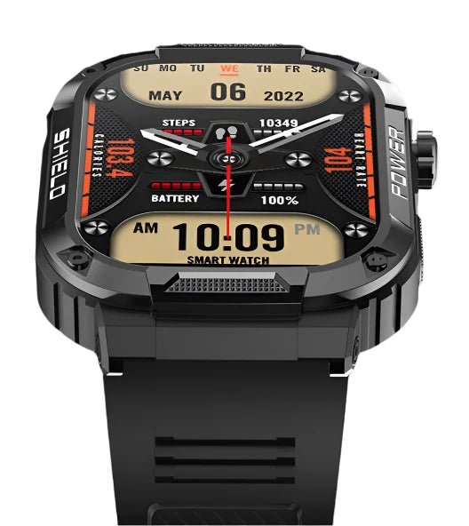 2024 Military-Grade Smartwatch – Rugged, Waterproof, and Ready for Action