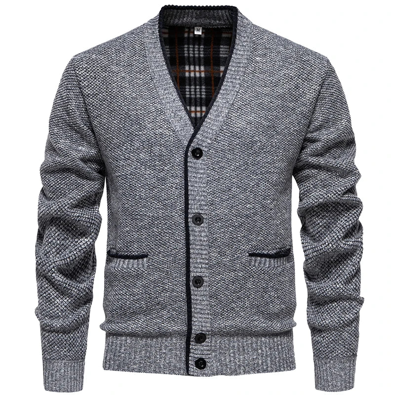 Stand Up Collar Cardigan – Warm & Casual