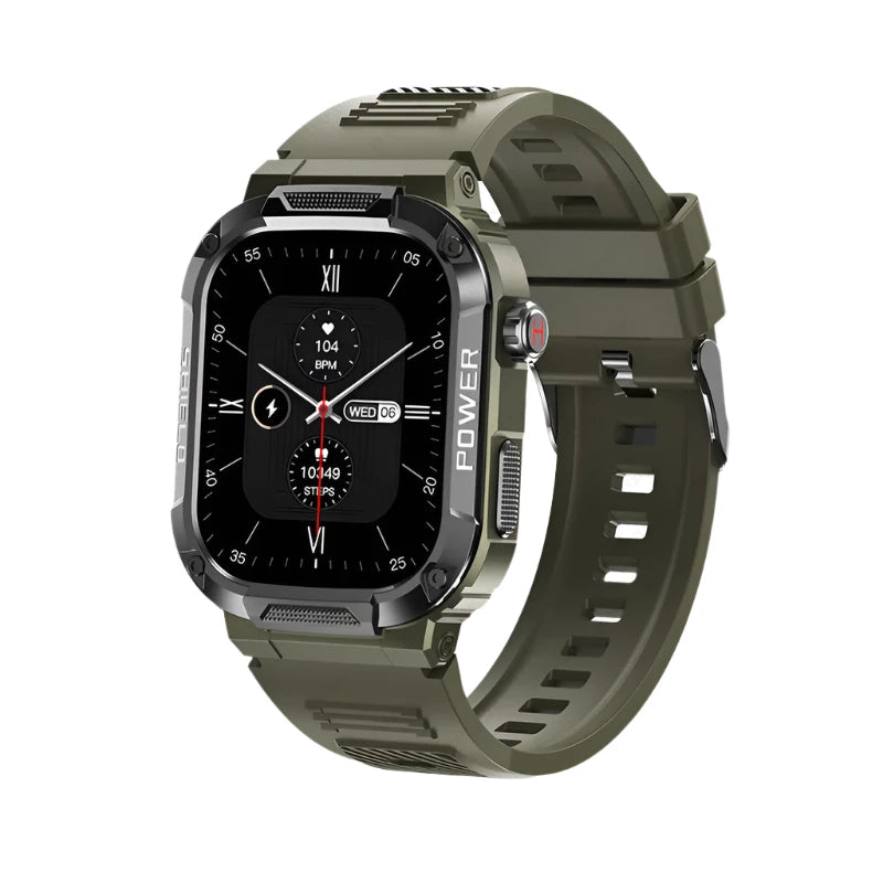 2024 Military-Grade Smartwatch – Rugged, Waterproof, and Ready for Action