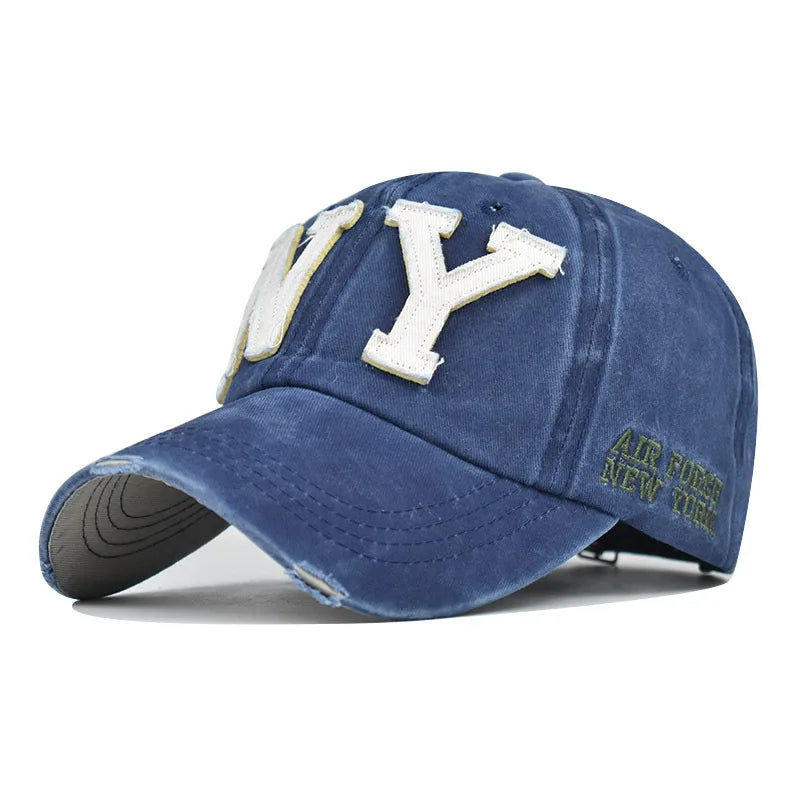 Retro-Style New York Snapback Baseball Cap