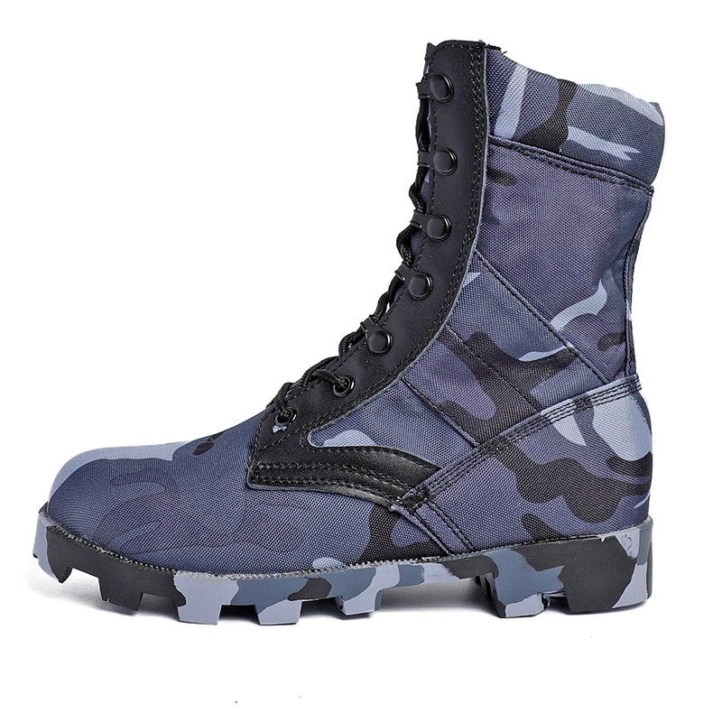 Tactical High-Top Boots – Shock-Absorbing and Durable for Outdoor Adventures