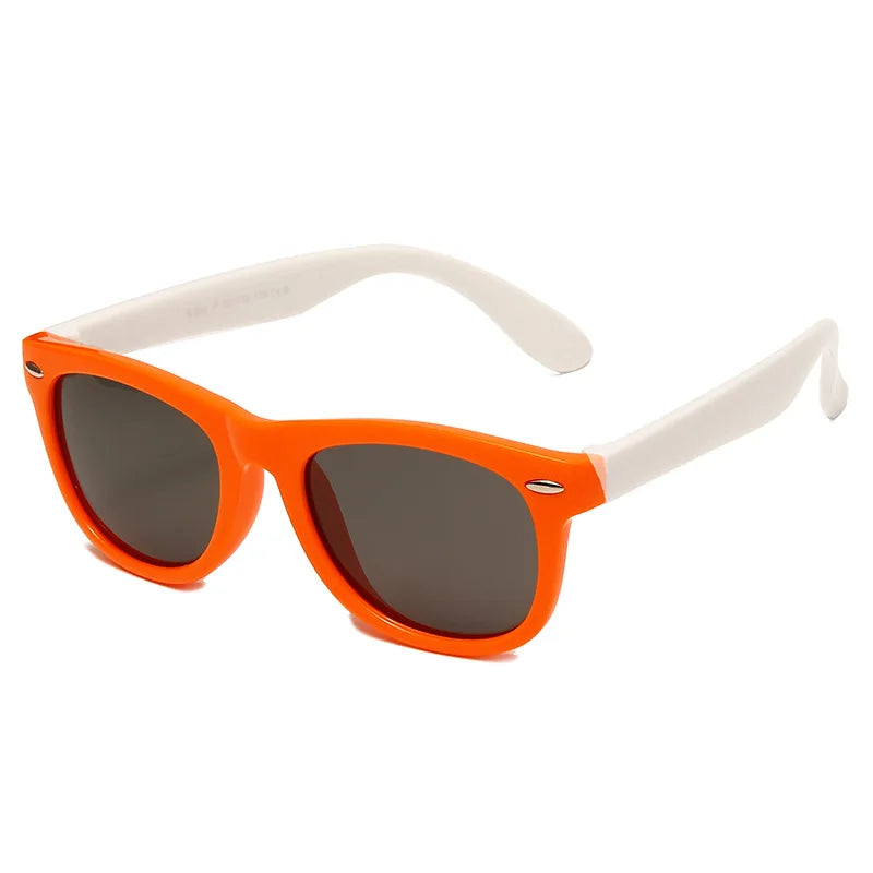 Classic Kids Silicone Sunglasses – Durable UV400 Protection for Boys & Girls