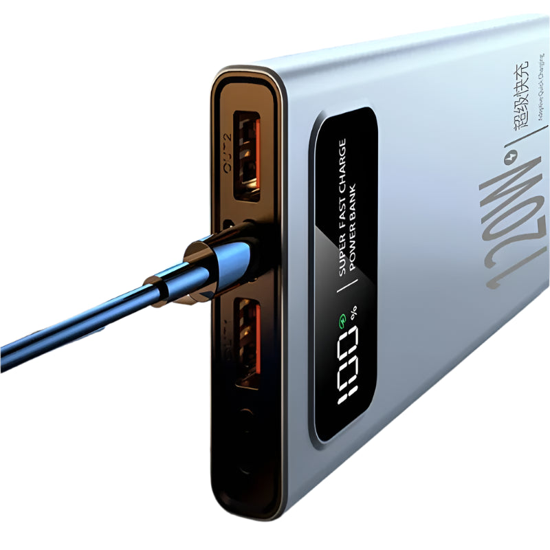 200,000mAh 120W Power Bank – Ultra Fast Charging & High Capacity