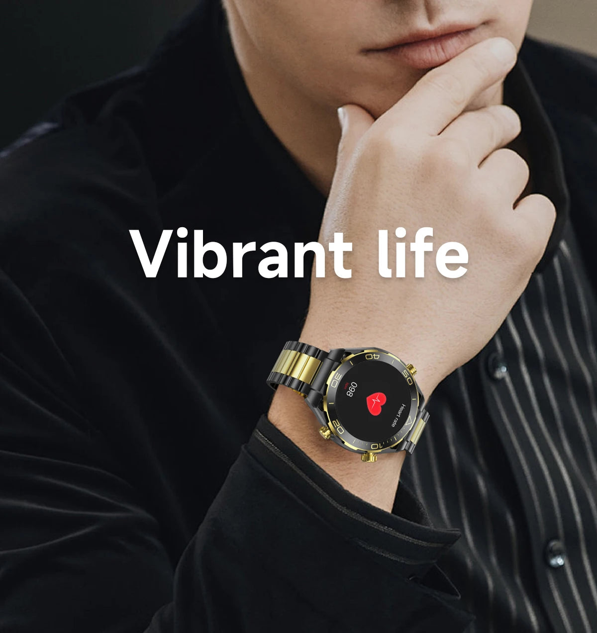 Men's Z91 Pro Max Smart Watch – HD Screen & AI Voice Assistant