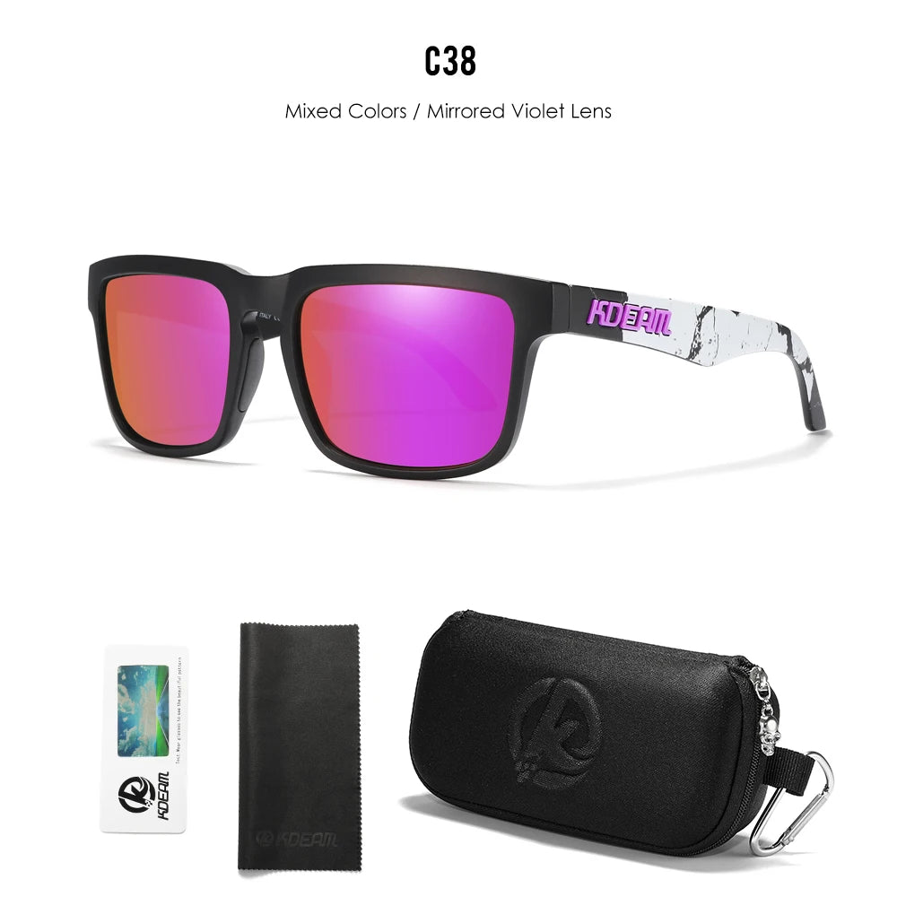 Polarized Square Sunglasses – Stylish & Durable for Men and Women