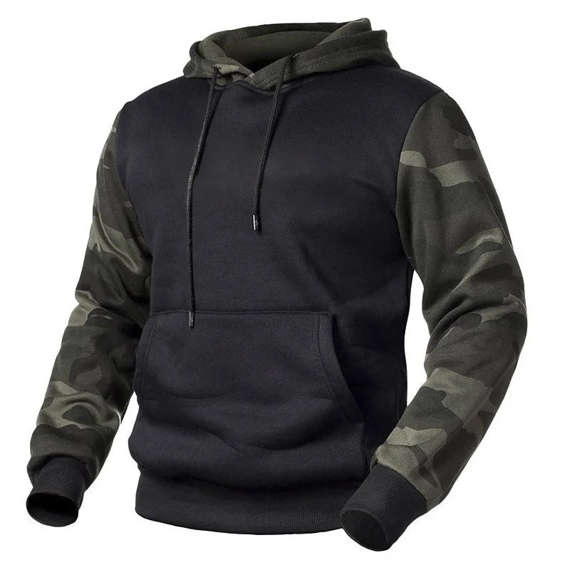 Camouflage Sweater Hooded Jacket