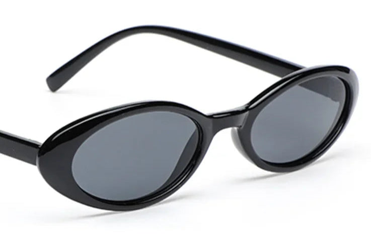 Sexy Small Oval Women's Sunglasses – Retro Chic with Leopard & Colorful Shades