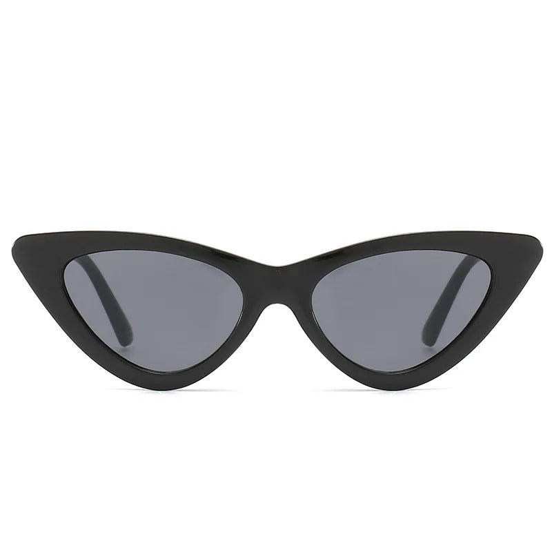 Women's Vintage Triangle Cat Eye Sunglasses – A Chic Statement Piece