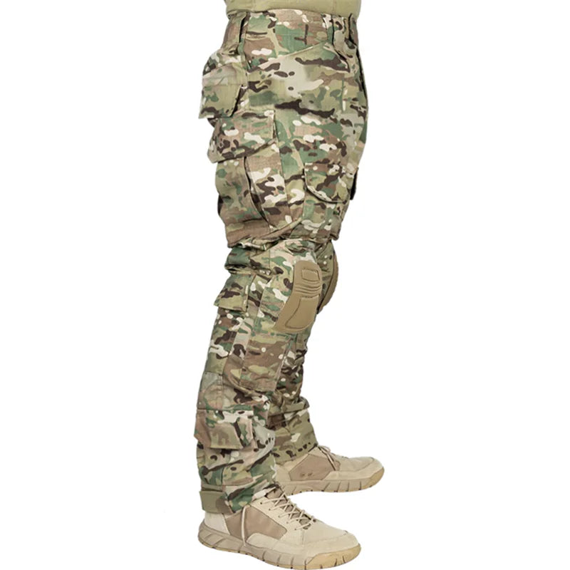 Men’s Tactical Combat Pants with Knee Pads – Built for the Bold
