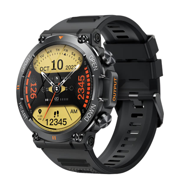 Rugged Military Smart Watch Men For Android Ios Sports Watches 1.39'' Bluetooth Call Waterproof 2023 Original Smartwatch