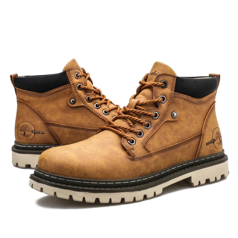 Men’s Retro Boots – Stylish Comfort for Autumn & Winter