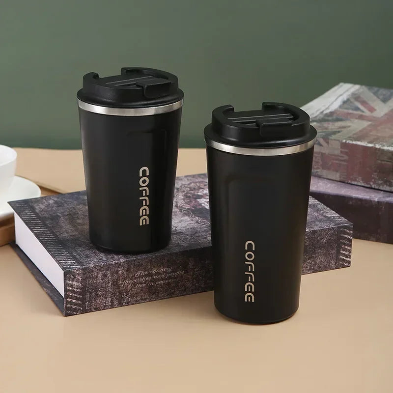Stainless Steel Thermal Coffee Cup – Business Style Thermos Bottle