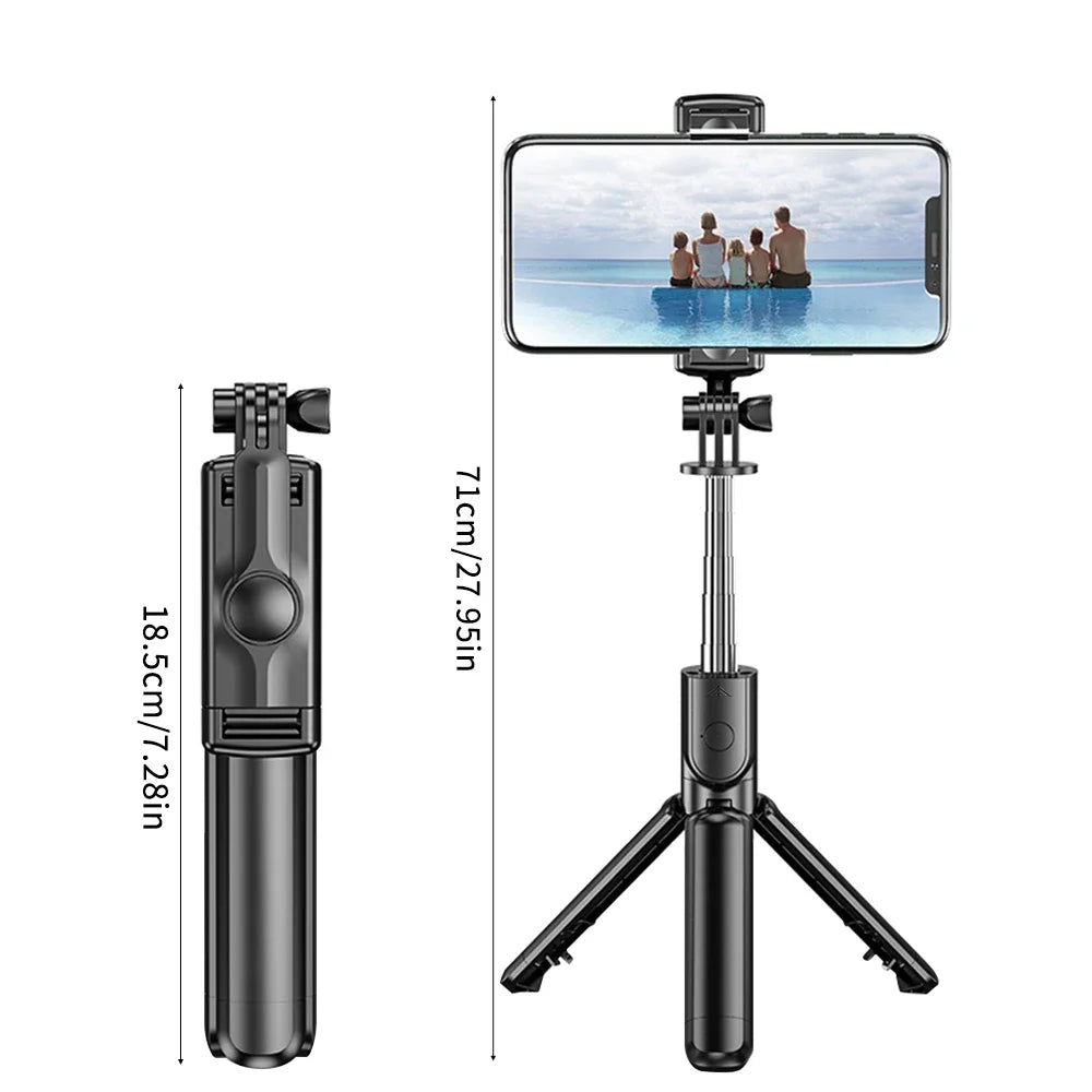 Extendable Selfie Stick Tripod: Perfect for Group Selfies, Live Streaming, and Video Recording