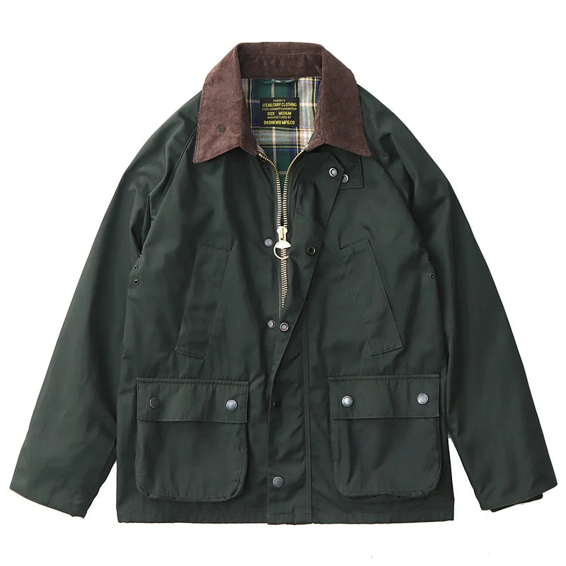 New Style Waxed Jacket perfect for Shooting, Fishing and Outdoor Adventures