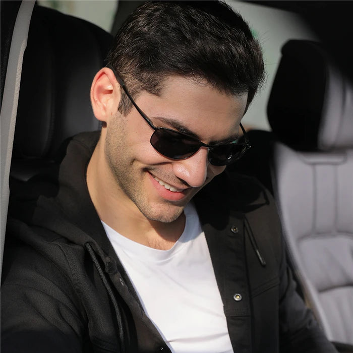 Polarized Men's Sunglasses casual Black-Grey