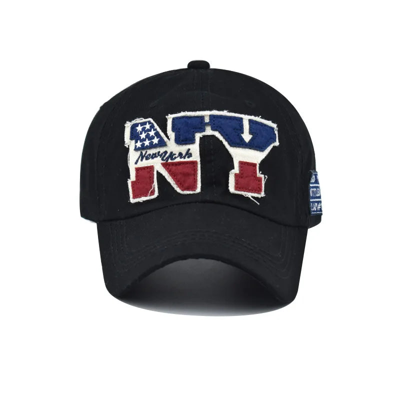 Retro-Style New York Snapback Baseball Cap