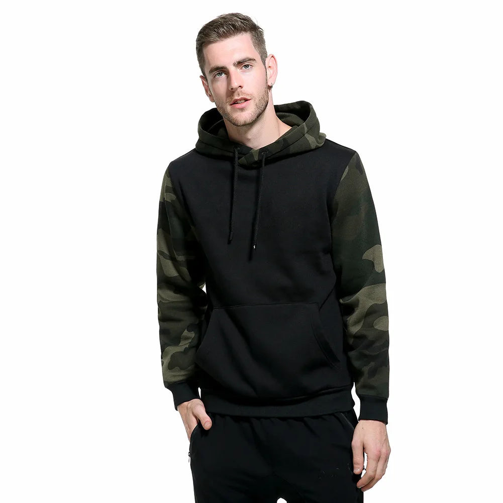 Camouflage Sweater Hooded Jacket