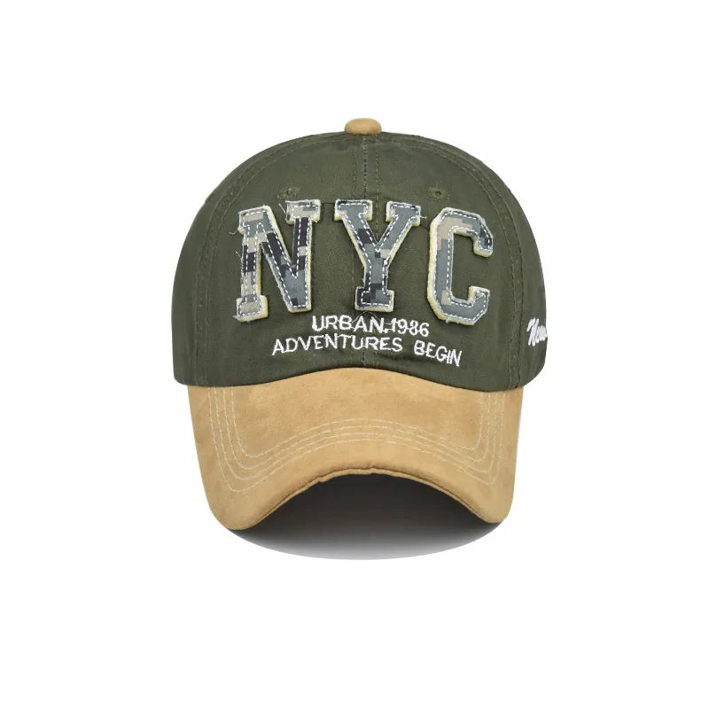 Retro-Style New York Snapback Baseball Cap