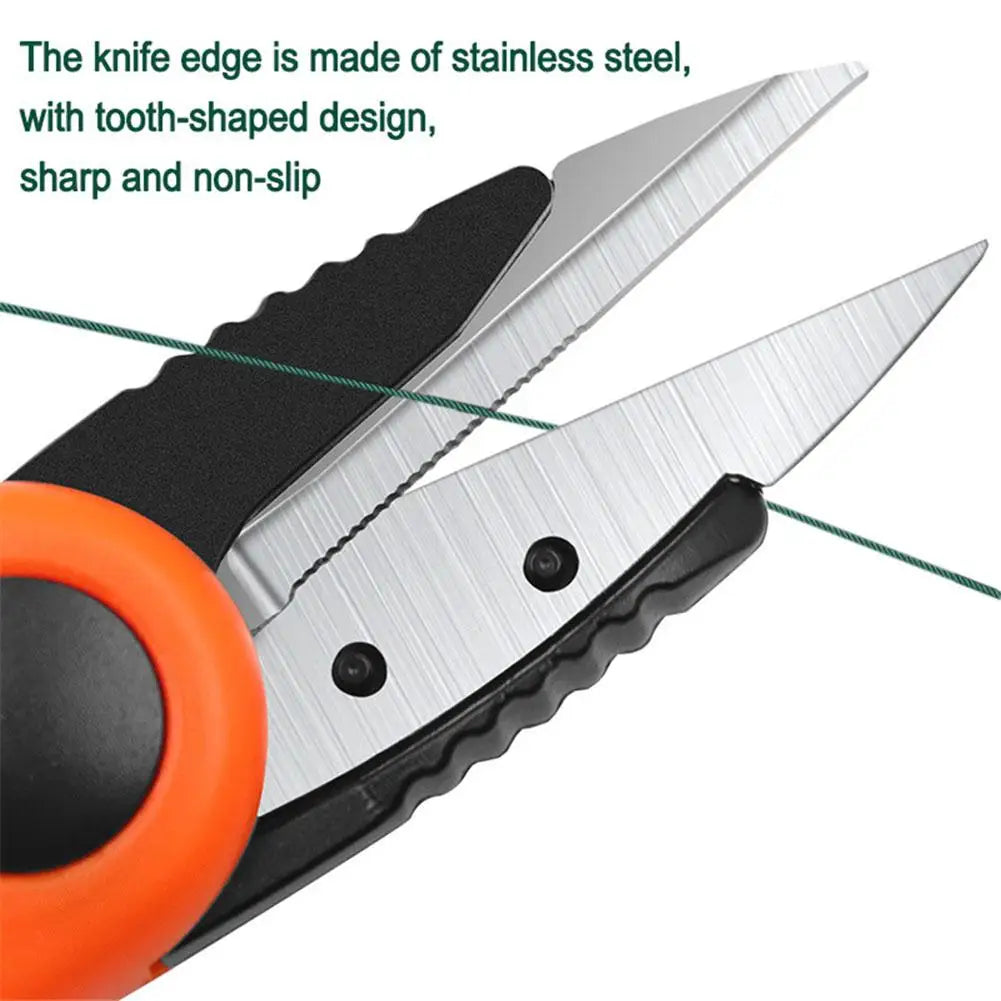Folding Stainless Steel Fishing Scissors – Compact & Multi-Purpose