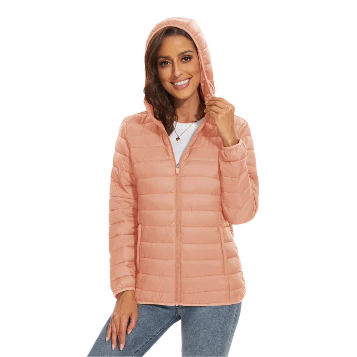 Lightweight Hooded Puffer Jacket – Warm, Waterproof & Stylish